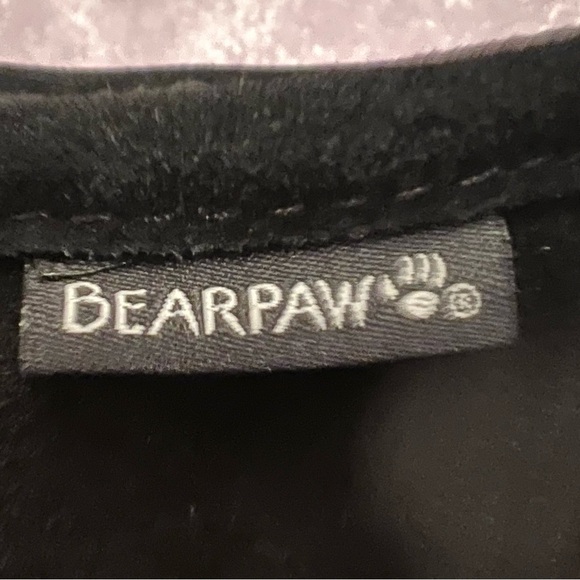 Bearpaw SZ woman’s 9, black suede leather, snow boot. - Picture 5 of 12